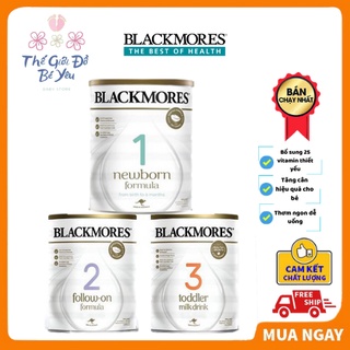 Sữa bột cho bé, sữa blackmores 900gr đủ 3 số 1,2,3 úc
