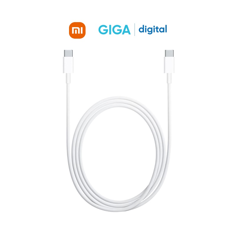 Cáp sạc (cab sạc) Xiaomi Type-C to Type-C 1.5m chính hãng - Dùng cho Redmi 10C, Xiaomi 11T, tai nghe Xiaomi...