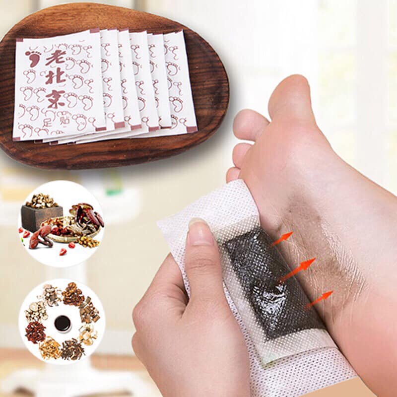 Miếng Dán Ngải Cứu Thải Độc Bàn Chân Nội Địa