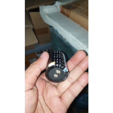 2 tụ điện 1000uf 385V tháo biến tần