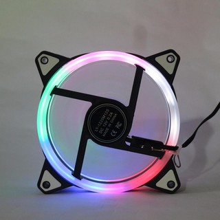 Fan Case 12cm - Led 15 Bóng 7 Màu Rainbow