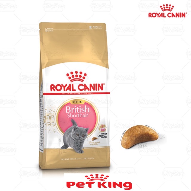 Thức Ăn Hạt Royal Canin British Shorthair Kitten 2Kg cho mèo Anh Lông Ngắn