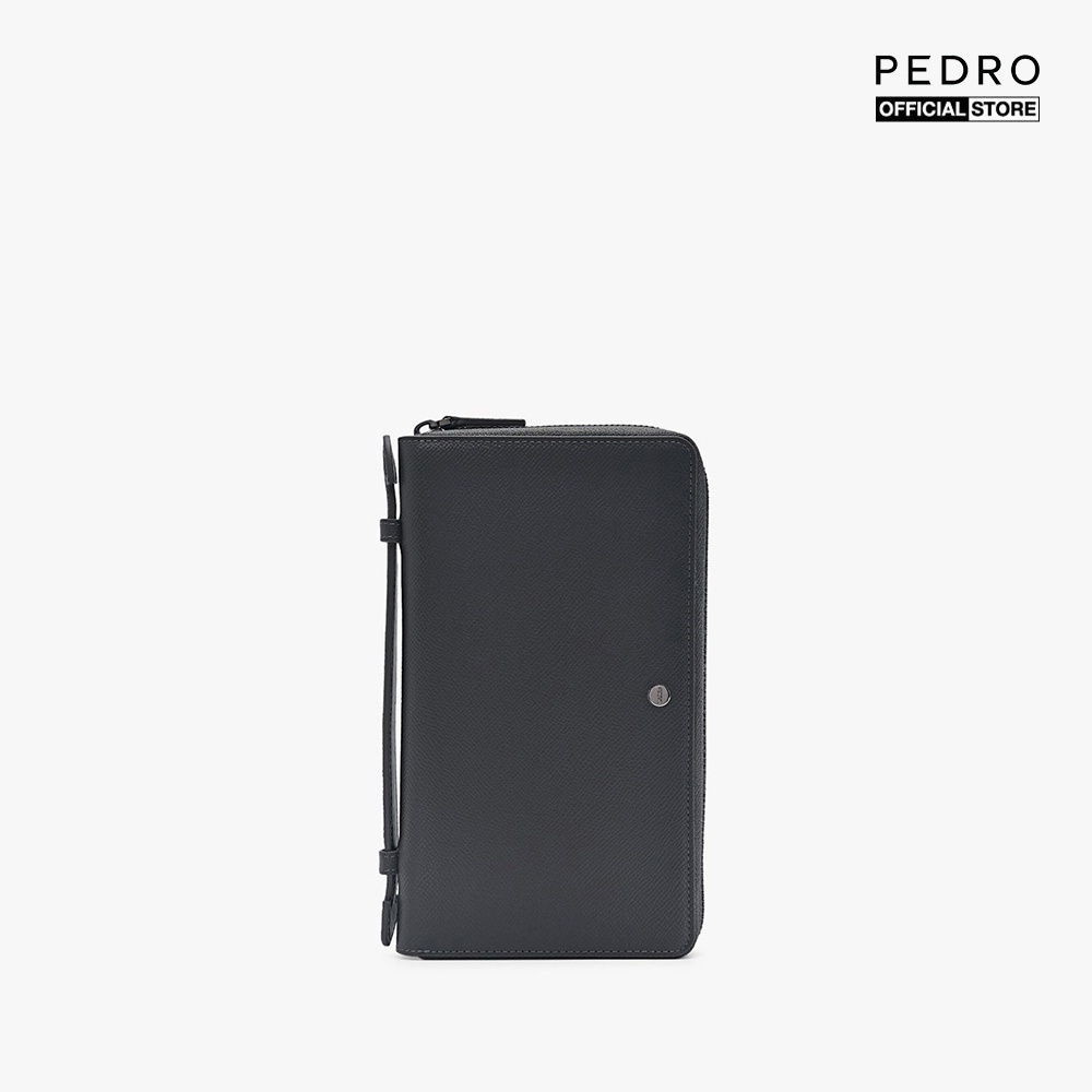 PEDRO - Ví nam cầm tay dáng dài phối zip hiện đại PM4-36500016-66