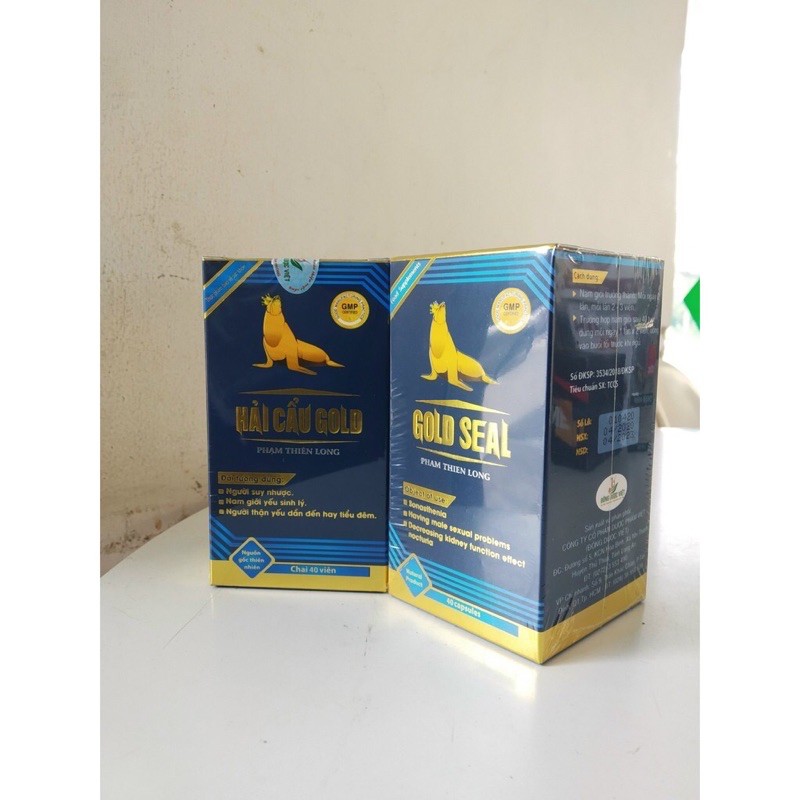 Hải cẩu Gold Phạm Thiên Long - Chai 40 viên