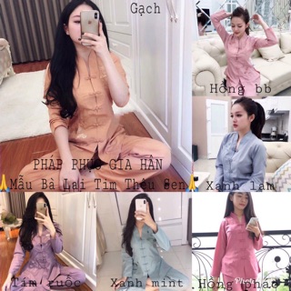 🌸Bà lai tim thêu sen(KÈM HÌNH THẬT)🌿