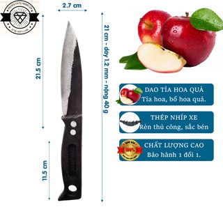 Dao tỉa hoa quả cán nhựa đến từ làng nghề Đa Sỹ chuyên để cắt gọt tỉa các loại hoa quả -HL21