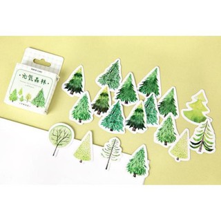 Bộ 45 Sticker Dán Hình Cây Trang Trí E63