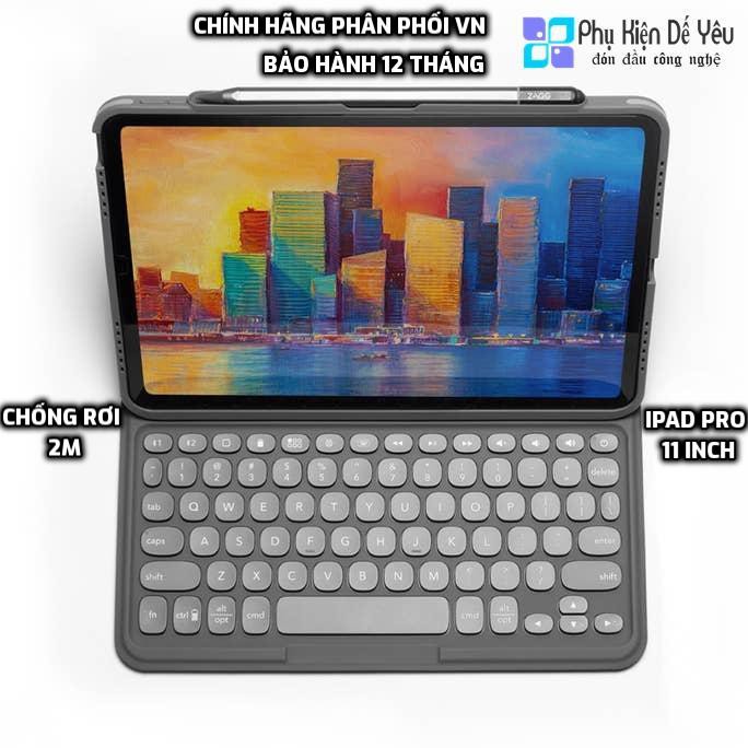 Ốp lưng kèm bàn phím ZAGG Pro Keys cho iPad Pro 11 inch [CHÍNH HÃNG PHÂN PHỐI VN, BẢO HÀNH 12 THÁNG]