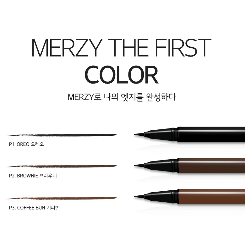 Bút Kẻ Mắt Nước Lâu Trôi Merzy The First Pen Liner