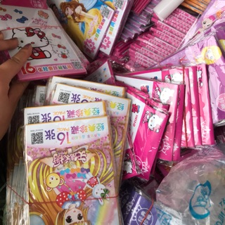 Sỉ 10 quyển sổ dán nhiều mẫu thời trang, công chúa cho bé gái ( mỗi quyển được 16 tờ)