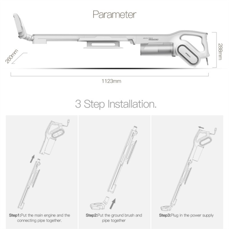 Máy hút bụi cầm tay 2 trong 1 Xiaomi Deerma DX700