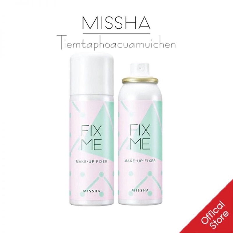 Xịt Khóa Lớp Make Up 24H Missha Fix Me Makeup Fixer 50ml