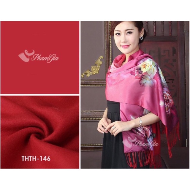 Khăn lụa phi bóng lót dạ hàng đẹp