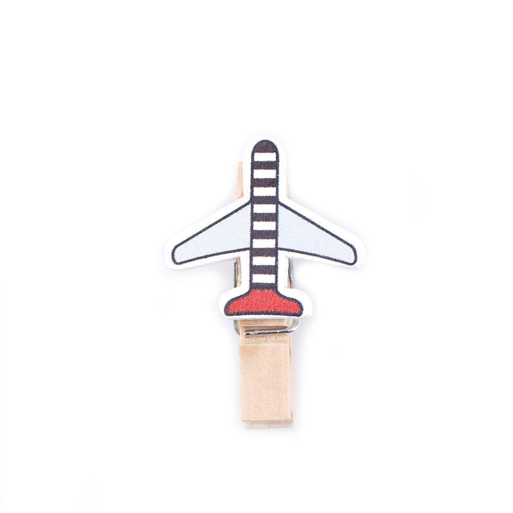 Set 10 Kẹp Gỗ Kèm Dây Thừng Treo Ảnh Trang Trí