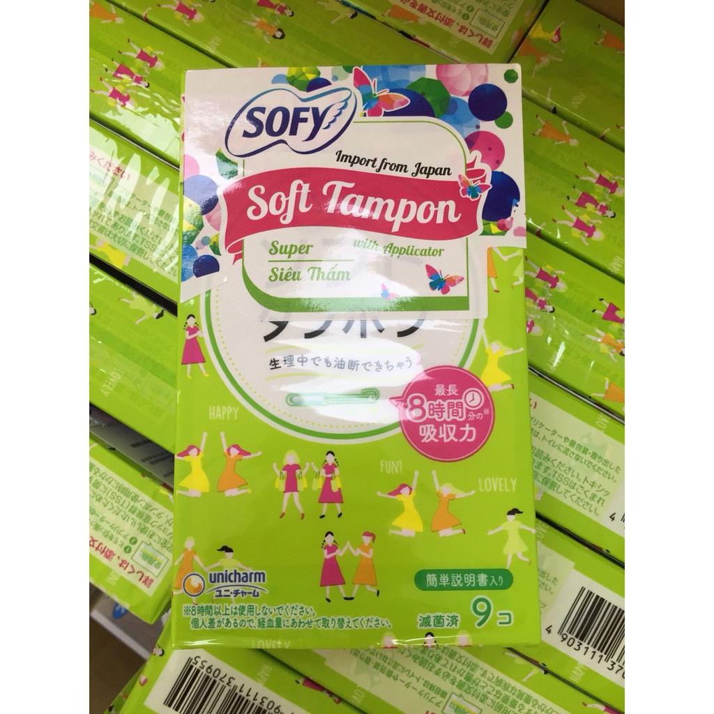 Băng vệ sinh Tampon Sofy Unicharm Nhật Bản