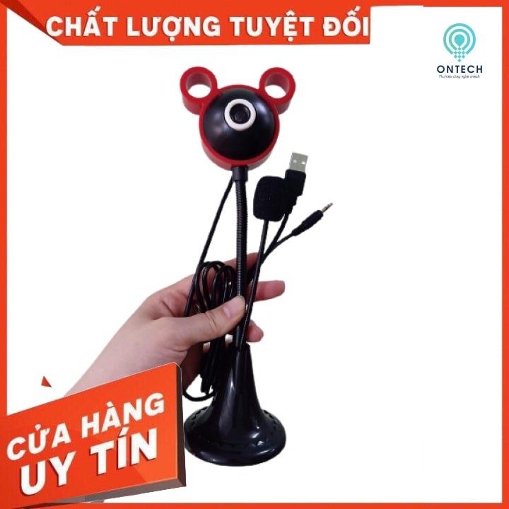 [Mã ELFLASH3 hoàn 10K xu đơn 20K] Webcam Cao Cổ Thỏ Cute