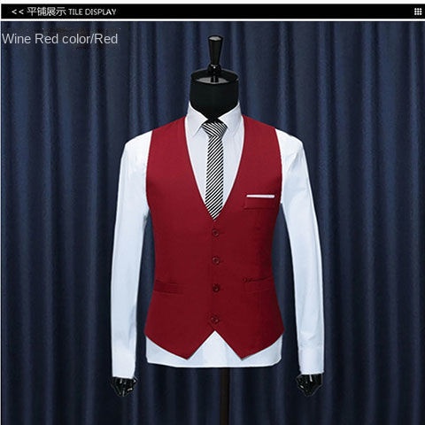 Áo khoác vest dáng ôm thời trang xuân thu phong cách Hàn Quốc dành cho nam giới