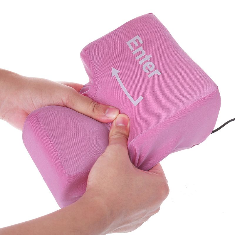 Gối Kê Tay Hình Phím Enter USB Sáng Tạo Có Nút Bấm Sử Dụng Bất Kỳ Nút Bấm Lỗ Thông Gió Lớn LIDU1