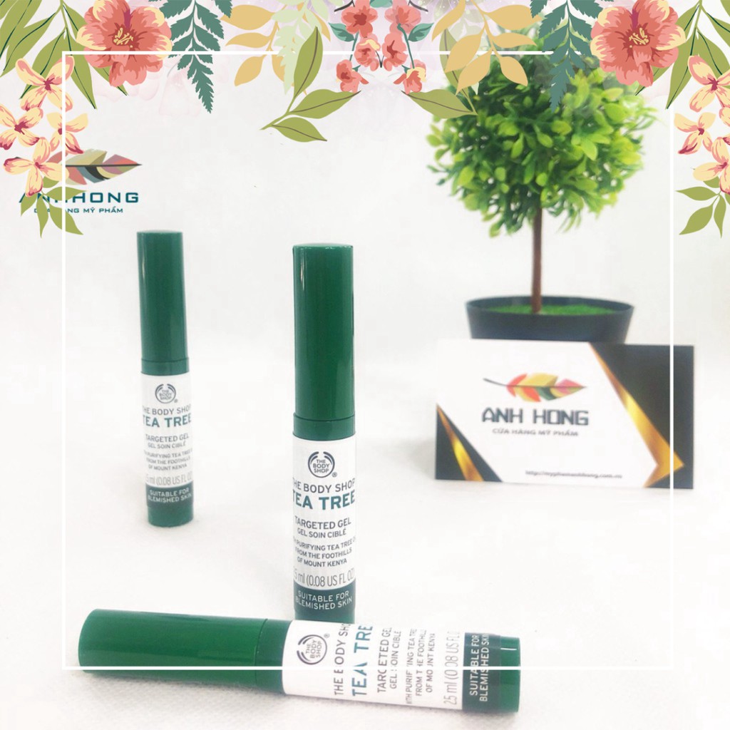 Gel Thâm Mụn The Body Shop Tea Tree Targeted Gel