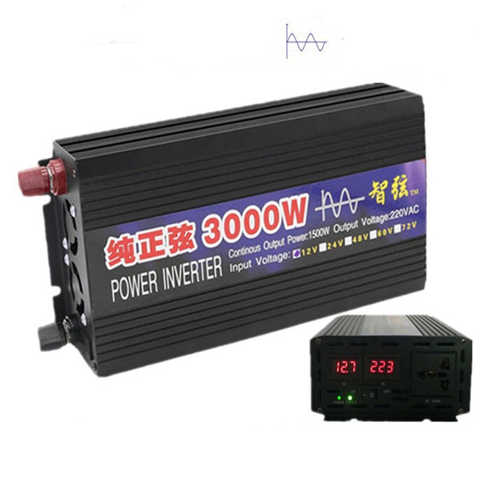 Bộ Kích Điện 3000W Sin Chuẩn Chạy Thiết Bị Như Điện Lưới