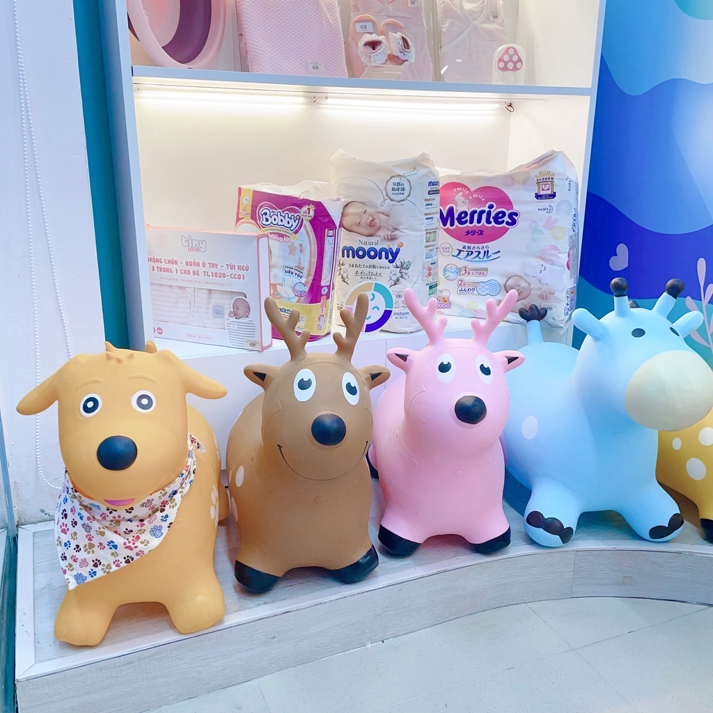 Thú Nhún Bơm Hơi Toyshouse - Tiêu Chuẩn Mỹ  và Châu Âu  - Dành Cho Trẻ Từ 8 Tháng Tuổi