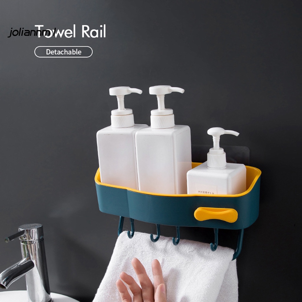 JM  Ventilation Bathroom Rack Multifunctional Shower Shelf Hollow for Bathroom