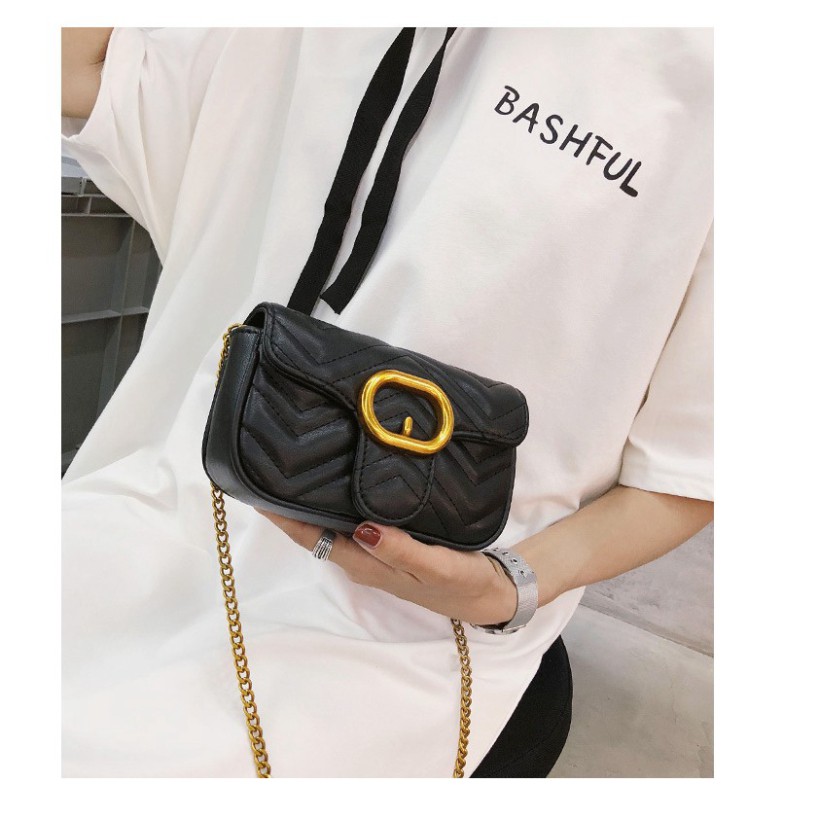 Túi xách nữ đeo chéo khóa mạ vàng sang chảnh siêu xinh TX22 túi đeo vai - TX Chip Xinh | BigBuy360 - bigbuy360.vn