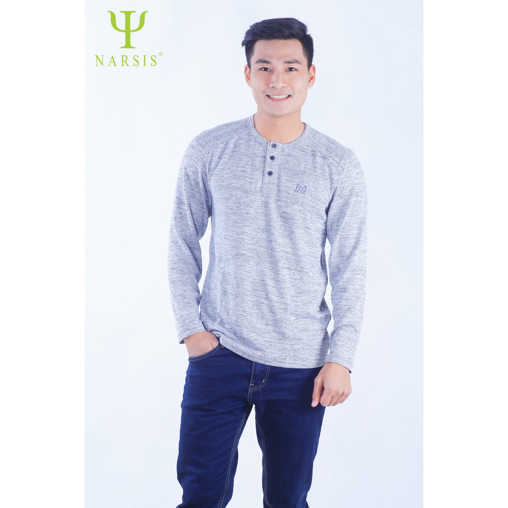 Áo Nam Thu Đông Dài Tay NARSIS D7073