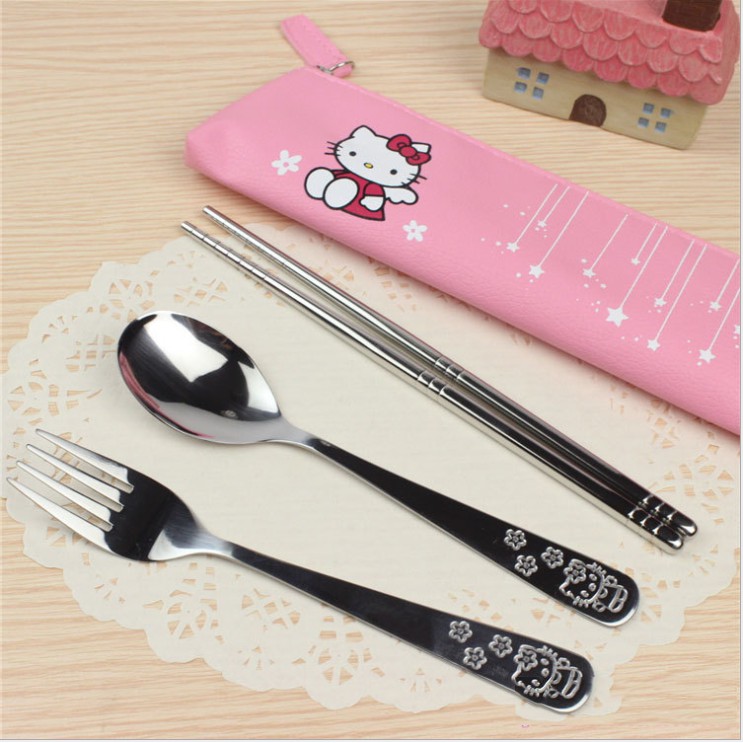Bộ dụng cụ ăn uống XIAODUOJIAJU bằng thép không gỉ