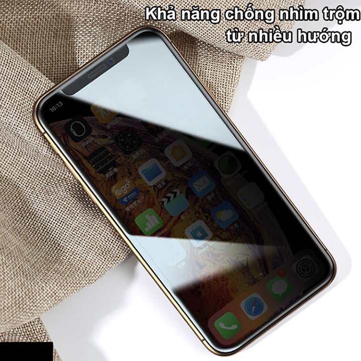 Cường Lực chống nhìn trộm iphone 6/6s/6 plus/7/7 Plus/ 8/ 8 Plus/X/ Xs/Xs Max/11/ 11Pro/11 ProMax/12 mini/12 /12pro/12ma