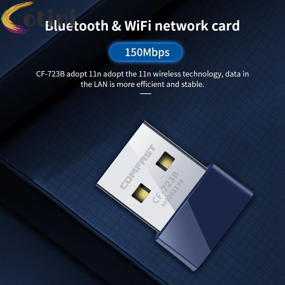 COMFAST Usb Bluetooth Không Dây 2 Trong 1 Tiện Lợi Cf-723B