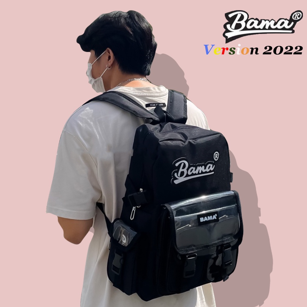 Balo ba lô BAMA cặp đi học 2022 hàng dày cao cấp chống nước local brand ulzzang nam & nữ đi học đi chơi