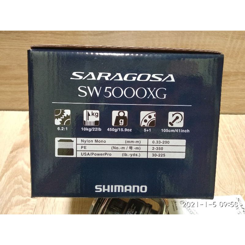 Máy Câu Cá Shimano 2020 Saragosa SW 5000XG - Máy Đứng