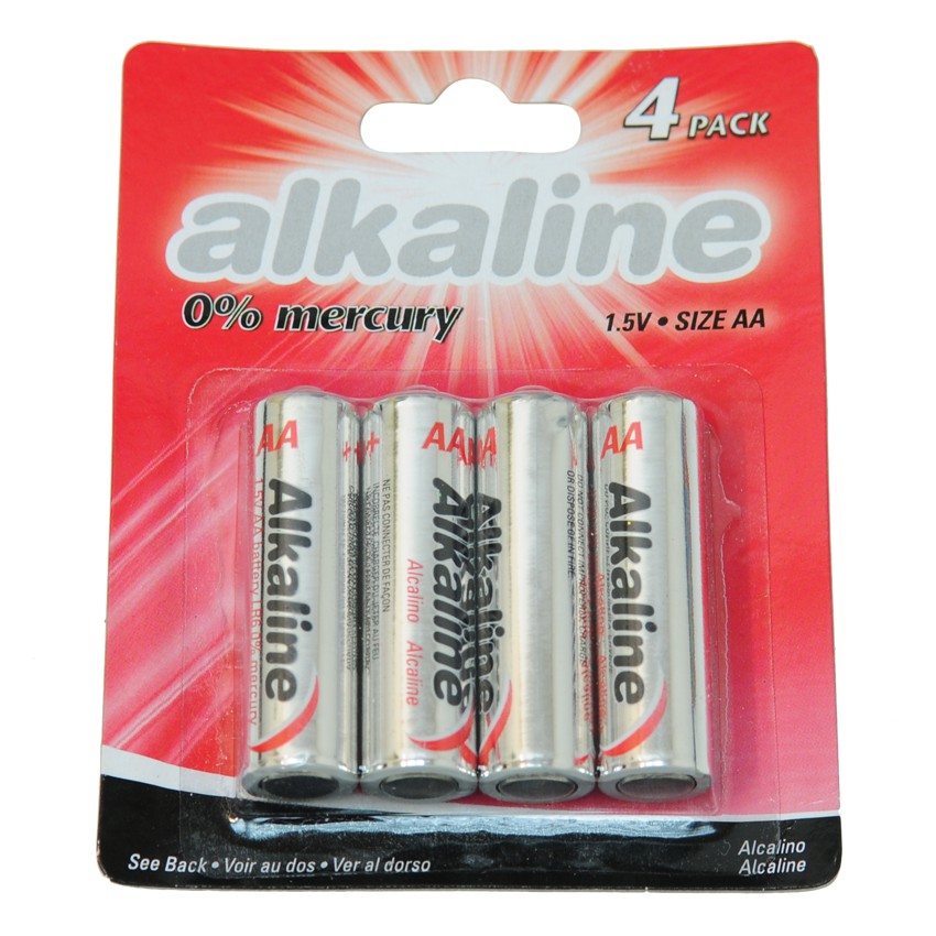 Bộ 4 Pin Alkaline AA điện thế 1.5V Uncle Bills IB0031 hàng nhập khẩu chính hãng siêu bền pin loa kẹo kéo mic không dây