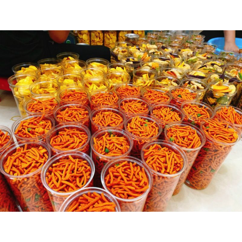 Bim bim que đậu Hà Lan Hũ 330gr - Đồ Ăn Vặt Giá Rẻ DuHo Foods