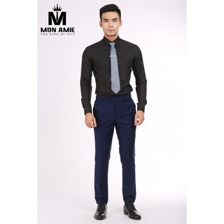 Áo Sơ Mi Nam Dài Tay Màu Đen Vải Cotton - S02.207