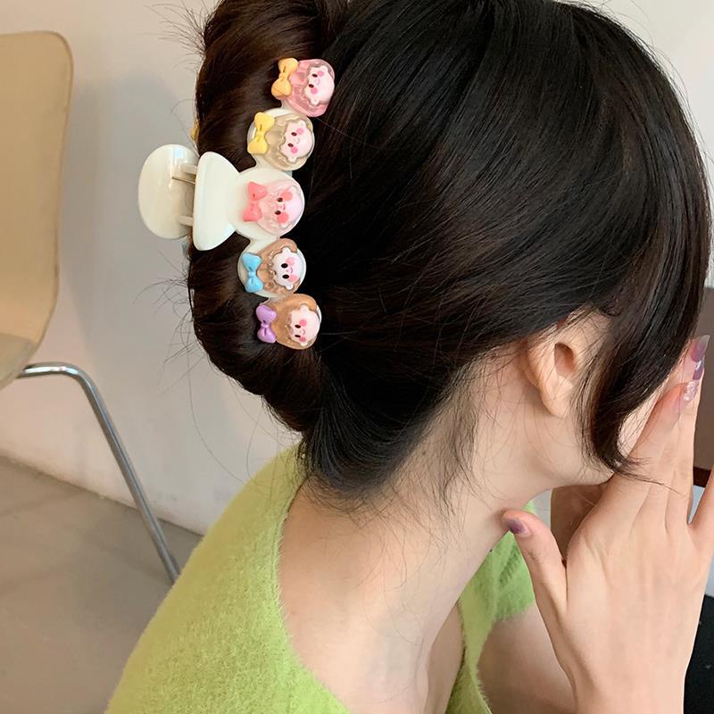 Kẹp Tóc Hình Gấu Và Dâu Tây Hoạt Hình Đáng Yêu Thời Trang Mùa Hè