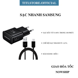 HCM Sạc nhanh SAM-SUNG S8 S9 S10 S10+,NOTE8,9,10 1 ĐỔI 1