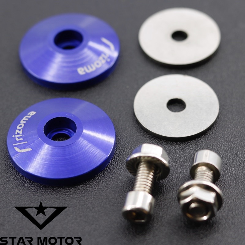 Núm, ốc bịt chân gương xe SH, SH Mode, Vision mẫu mới kèm ốc inox + long đền