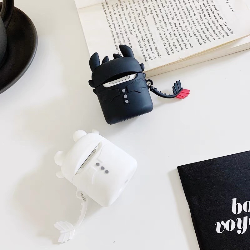 Vỏ bảo vệ tai nghe bluetooth Airpods bằng Sillicone dẻo, ốp Case cute, Airpods 2/pro