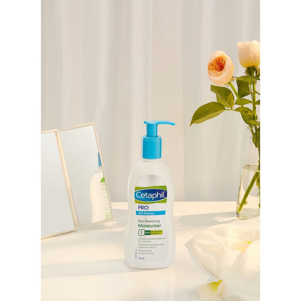 Sữa dưỡng thể cho da khô, da cơ địa Cetaphil Pro Ad Derma Moisturizer 295ML
