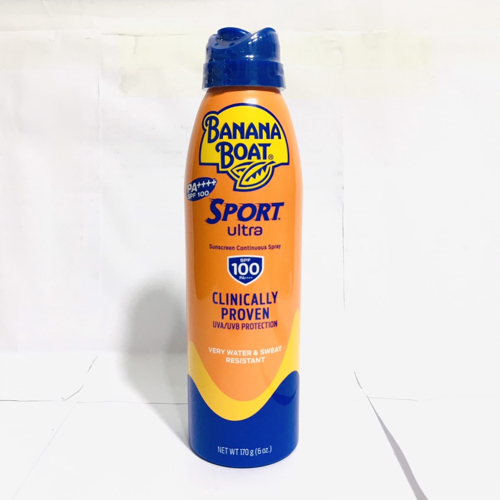 Chai Xịt Chống Nắng Thể Thao Banana Boat SPF100 (170g)