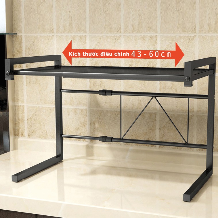 Kệ đựng lò vi sóng nhà bếp màu trắng