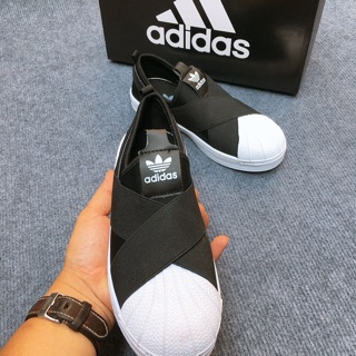 [Tặng hộp] Giày SuperStar slipon mũi sò nữ