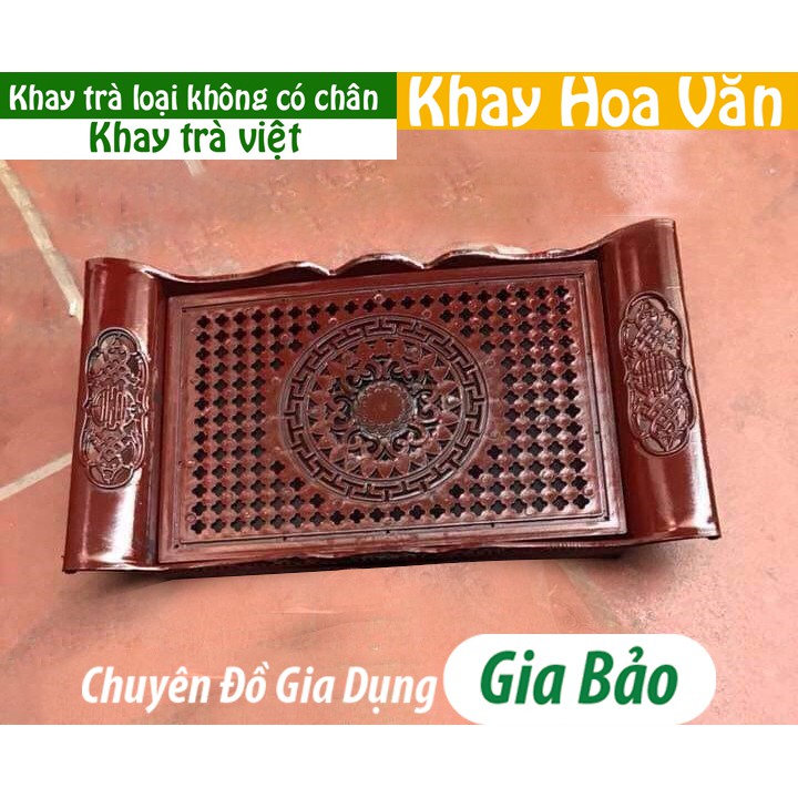 Khay trà nhựa giả gỗ | BigBuy360 - bigbuy360.vn
