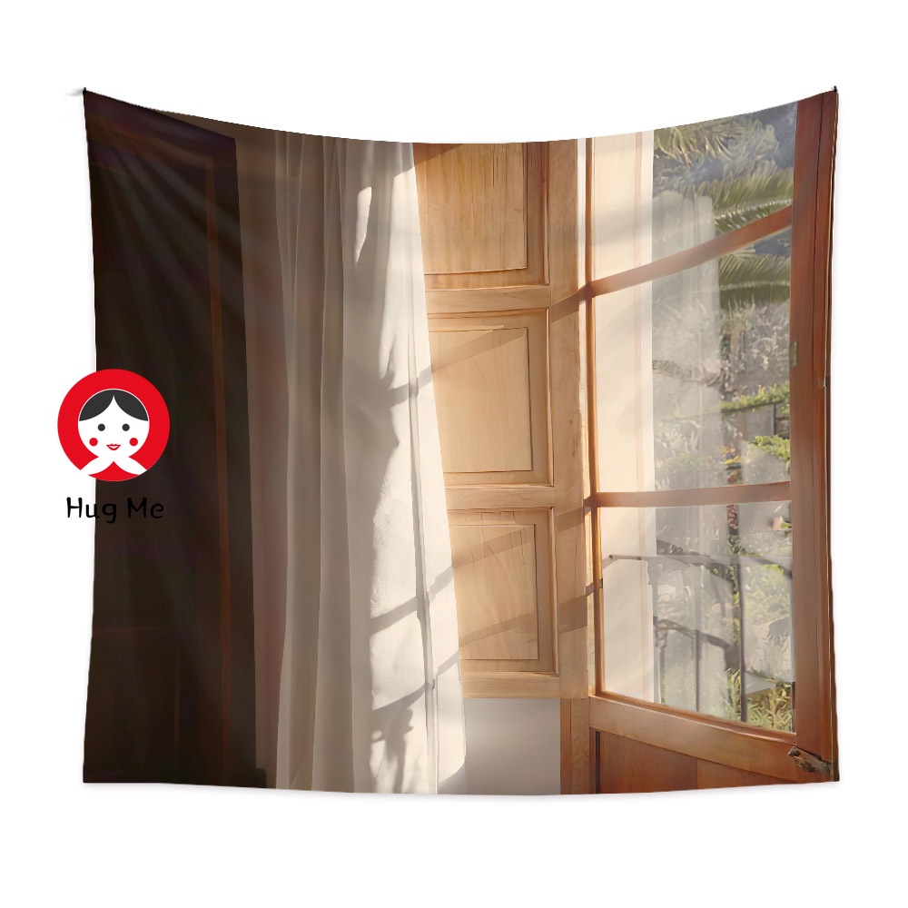 Tranh treo tường hình cửa sổ phong cách Bohemian