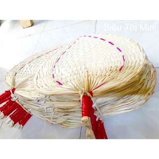 Quạt Nan Đan Lá Loại Dày Decor - Kích Thước Lá Quạt Lớn 31-35cm