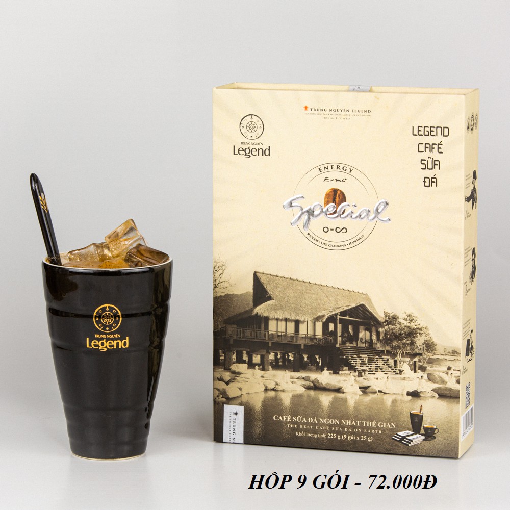 Cà Phê Hòa Tan Trung Nguyên Legend Sữa Đá - Hộp 5 Gói/25gr/ gói