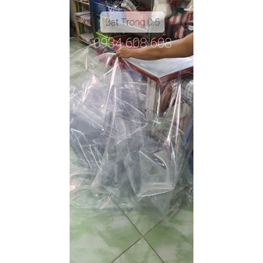 BẠT TRONG SUỐT SIÊU DÀY 0.5MM. NHẬN MAY THEO YÊU CẦU