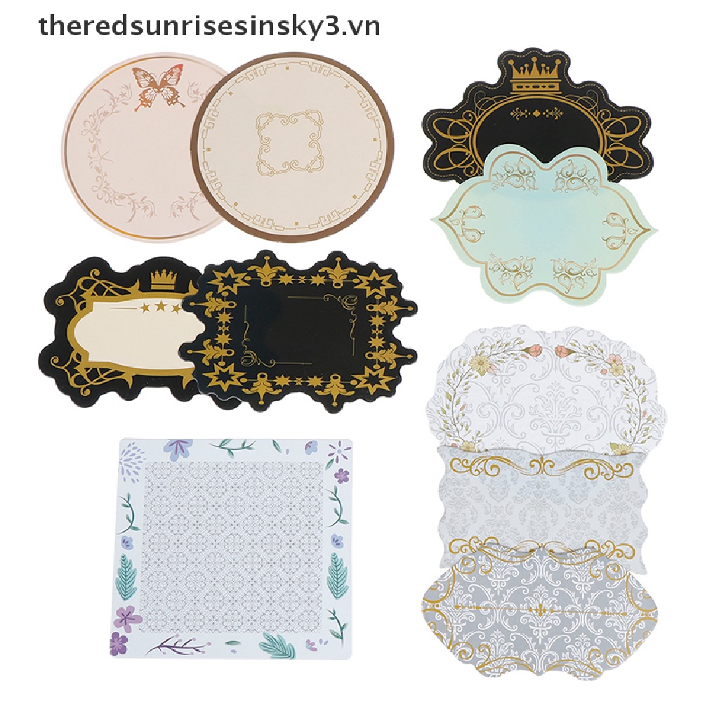 Set 10 Khung Trưng Bày Móng Tay Giả Bằng Giấy Cứng